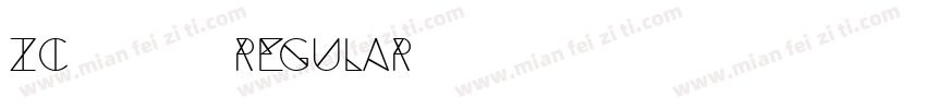zc0005 Regular字体转换